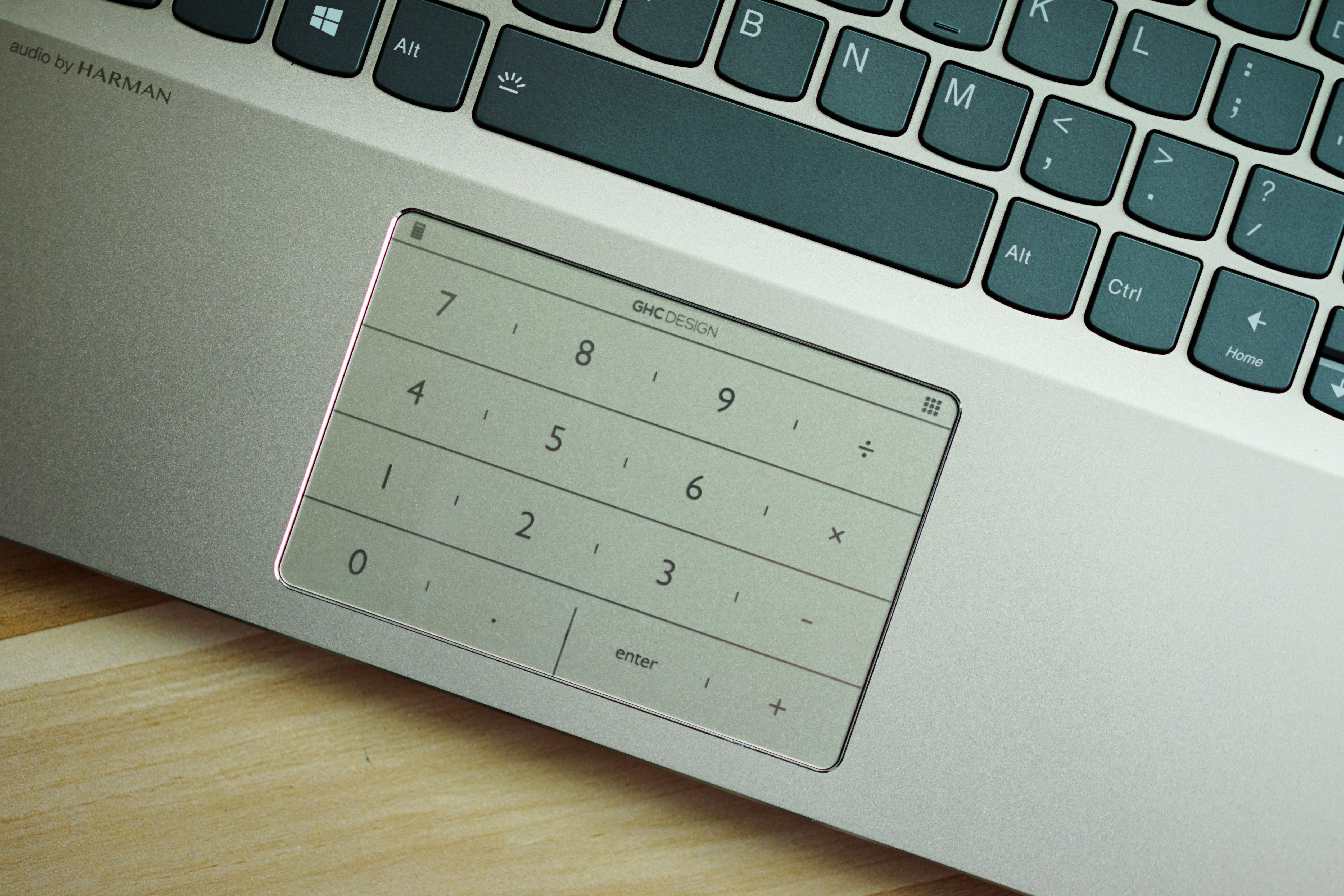 让触摸板增加数值键盘